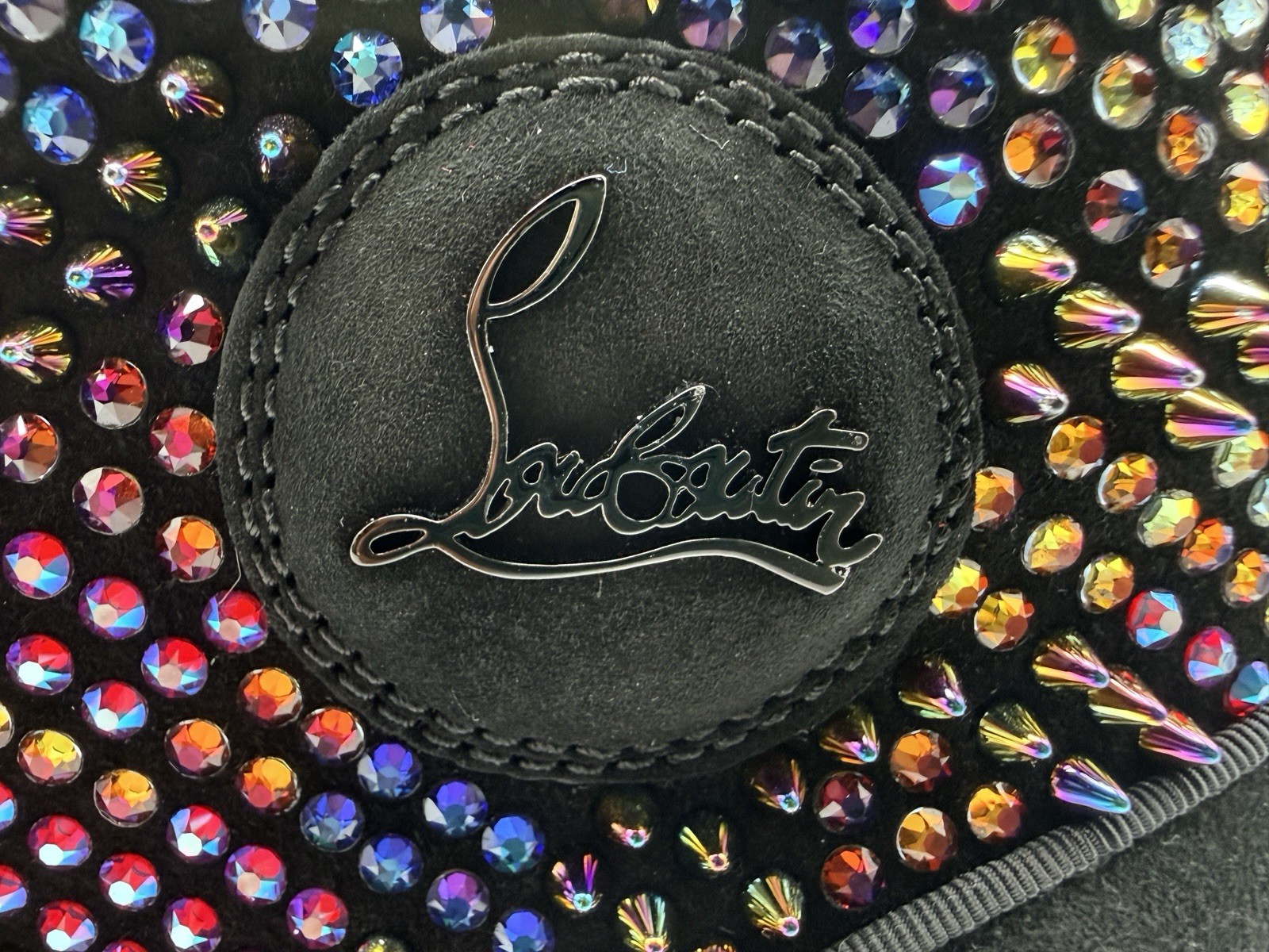 NEW Louboutin Louis Strass Limited 147/170 Loubiguana Stud Spike Sneakers 45 12