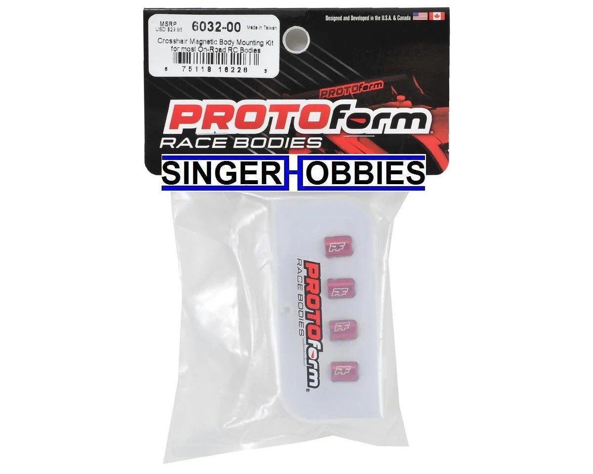PROTOFORM PRM603200 Crosshair Magnetic Body Mounting Kit: On Road Body HH