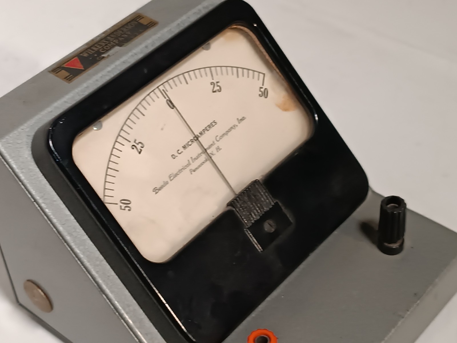 Wilkens Anderson DC Microamperes Meter - Desktop Standalone Model - As Pictured