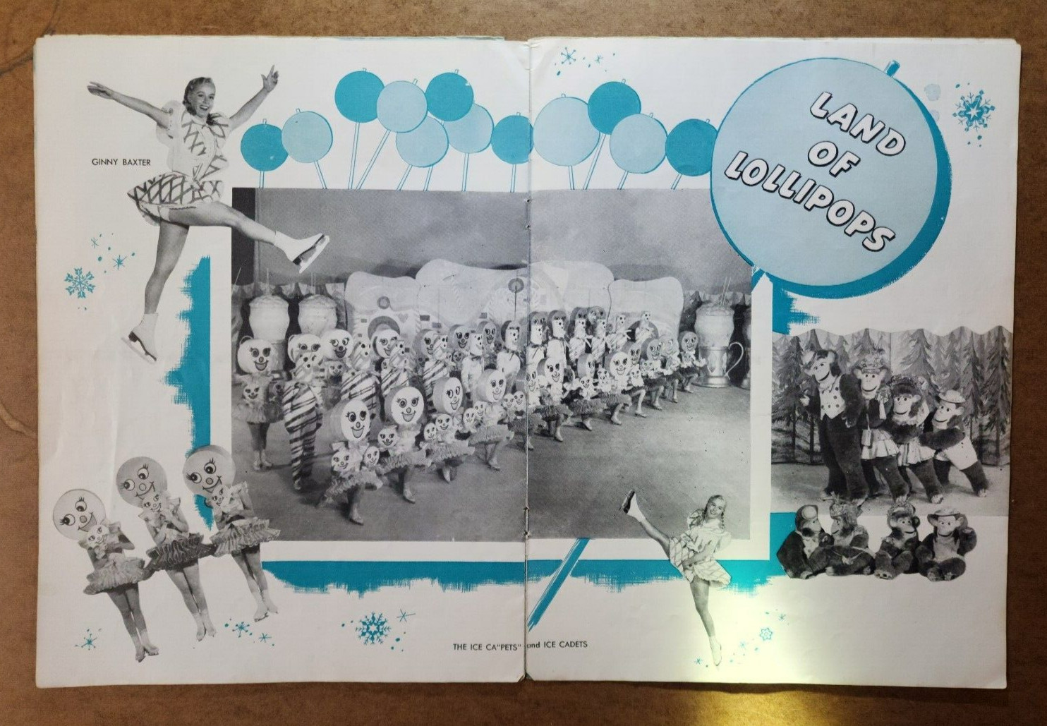 Vtg 1953 ICE CAPADES Program - Ice Skating / Figure Skating