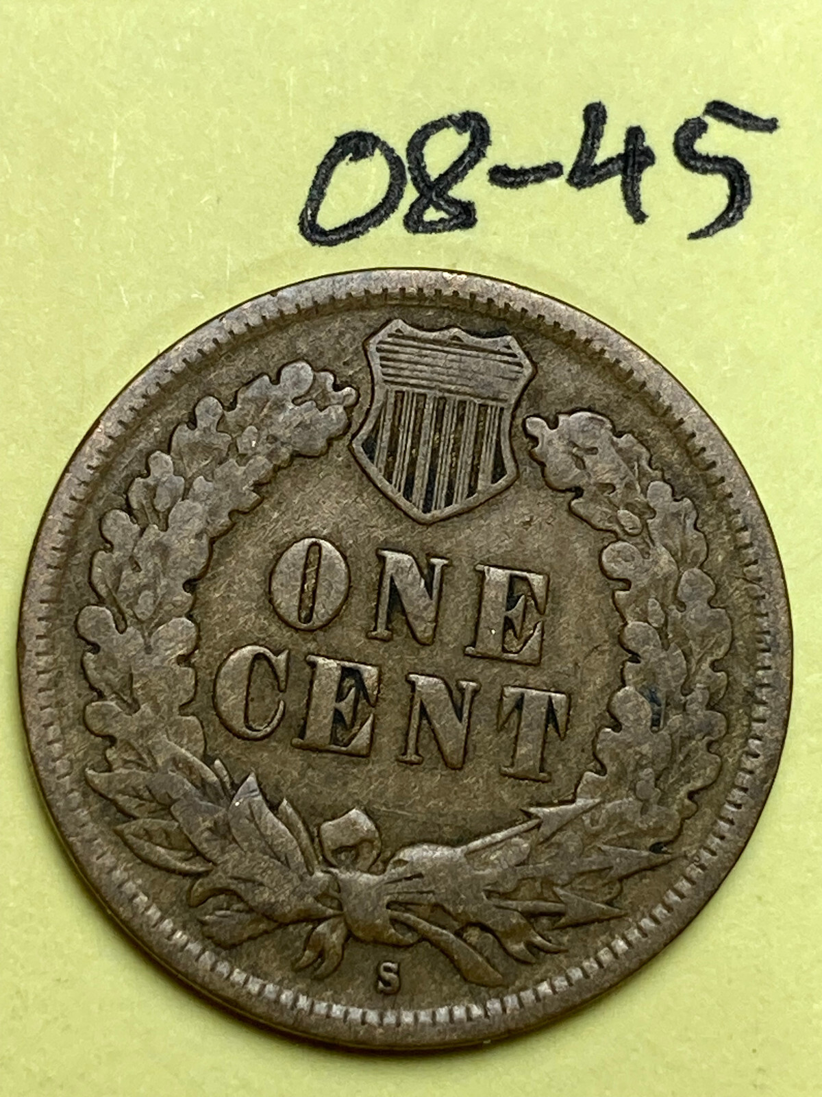 1908-S INDIAN CENT, NICE QUALITY COIN #08-45