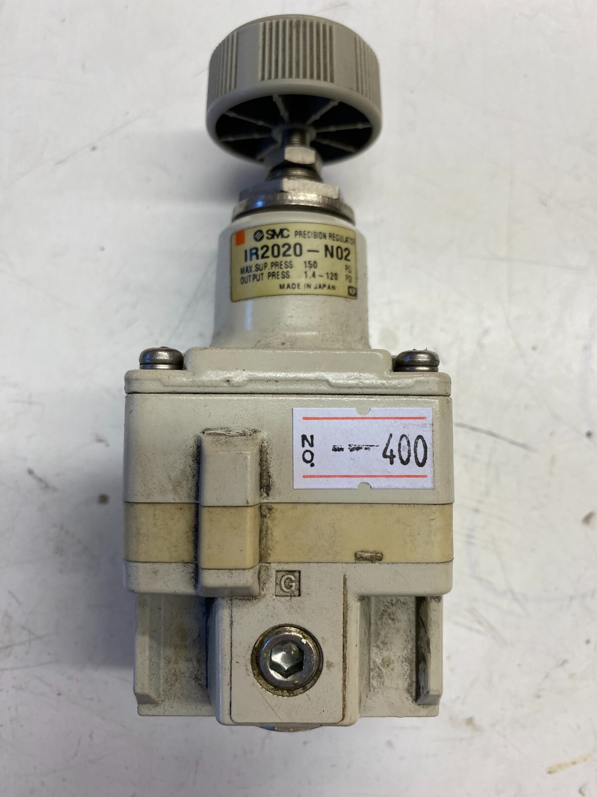 SMC IR2020-N02 PNEUMATIC PRECISION REGULATOR 150 PSI 1.4 - 120 psi