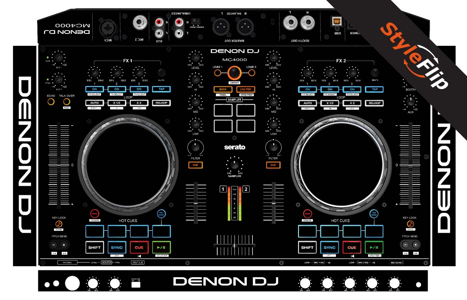 Denon MC 4000 | Color Black | Protective Decal | StyleFlip Skins