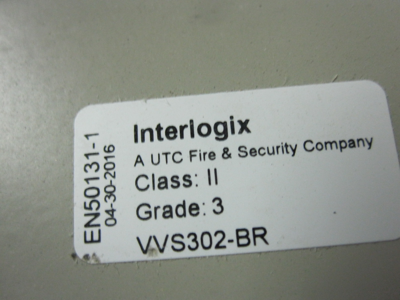Interlogix VVS302-BR SEQUENTIAL DETECTOR FOR AUTOMATIC ATMOSPHERES (ATM)