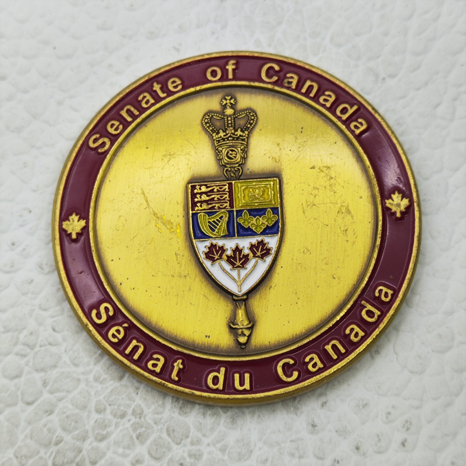 Senate of Canada Usher of the Black Rod Challenge Coin #1