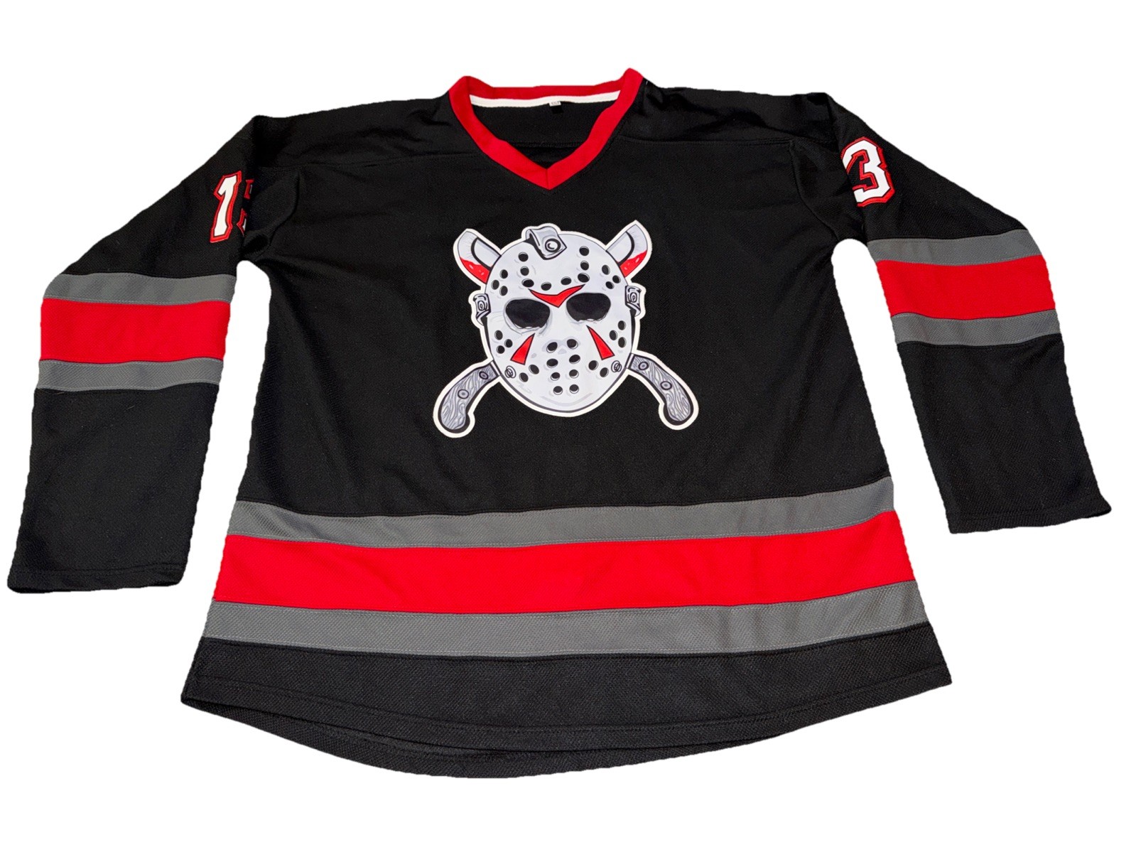Friday The 13th Jason Voorhees Mask Hockey Mask Hockey Jersey Size Large