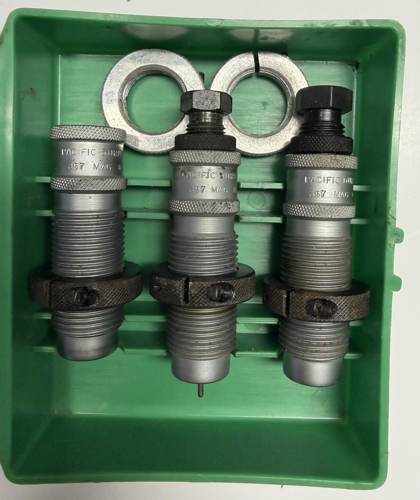 Vintage Pacific Durachrome .357 Magnum 3-Die Reloading Die Set