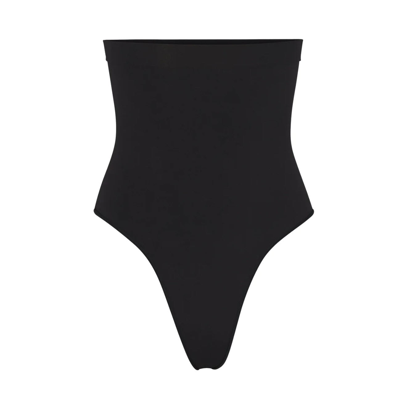 Skims Women SCULPTING THONG HIGH-WAISTED Onyx Size L/XL #SH-HWT-0119