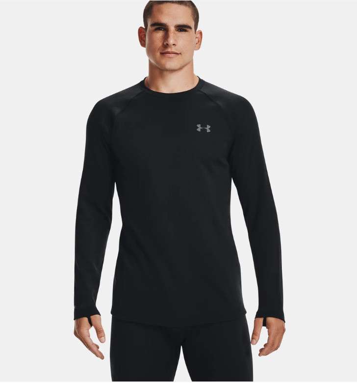 Under Armour 1353349-001 Men's UA Base 4.0 Top Baselayer Black