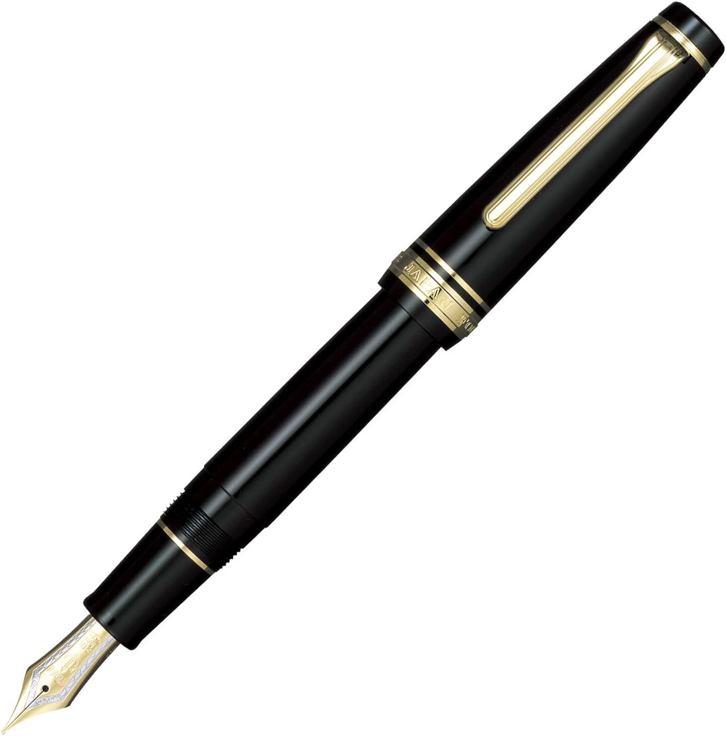 Sailor Fountain Pen Fountain Pen Professional Gear Gold Financial Black 11-