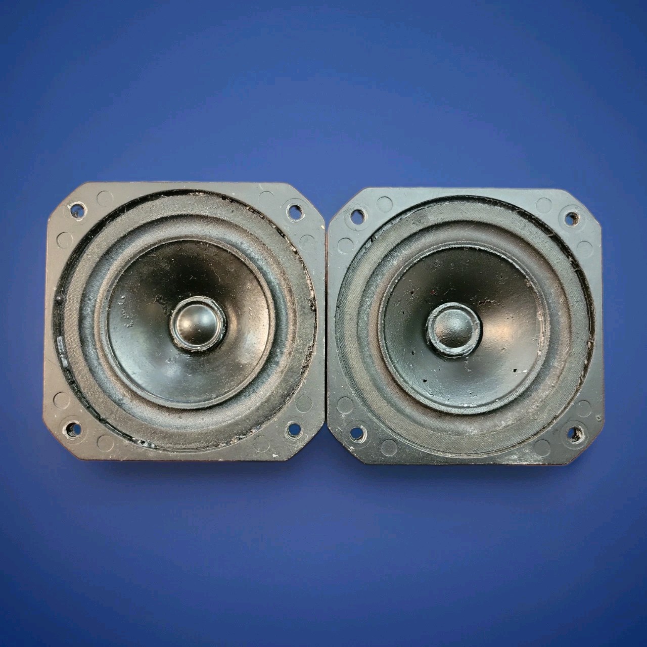 Pair Vintage Bozak B-450C 4.5 Inch Midrange Speakers Drivers 8 Ohms Clean