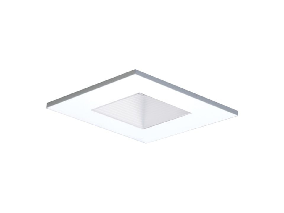 3012WHWB cooper lighting Square Regressed Lens Adjustable Shower Light White