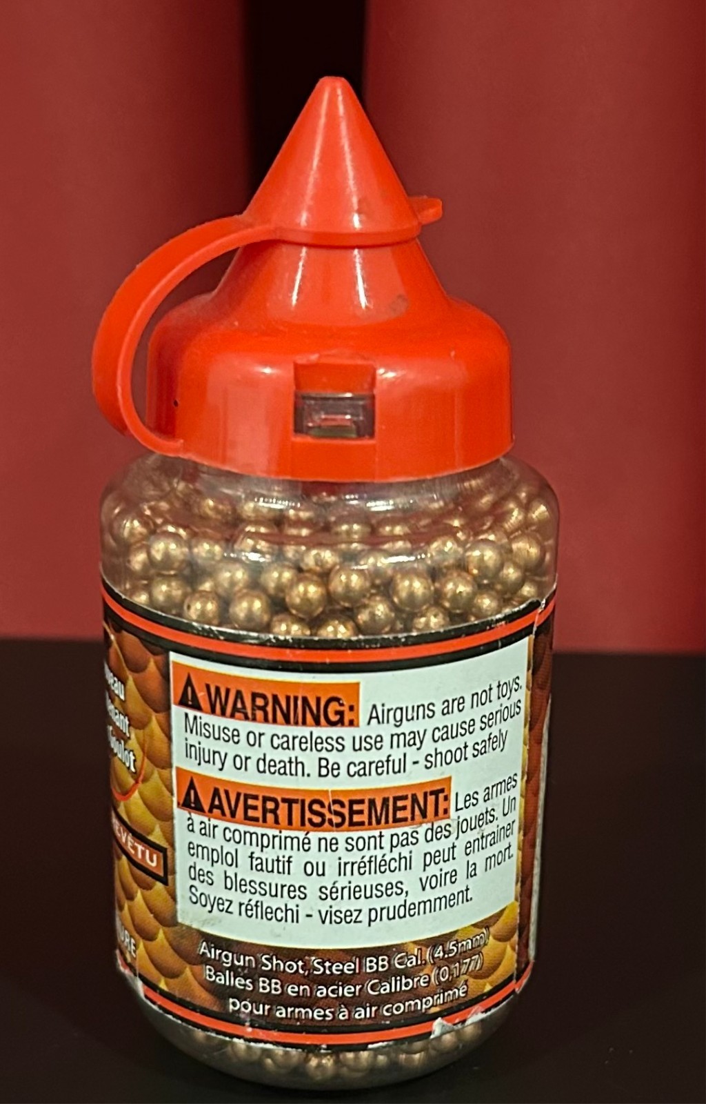 Crosman Copperhead 4.5Mm Copper-coated Bbs (1500-Count)