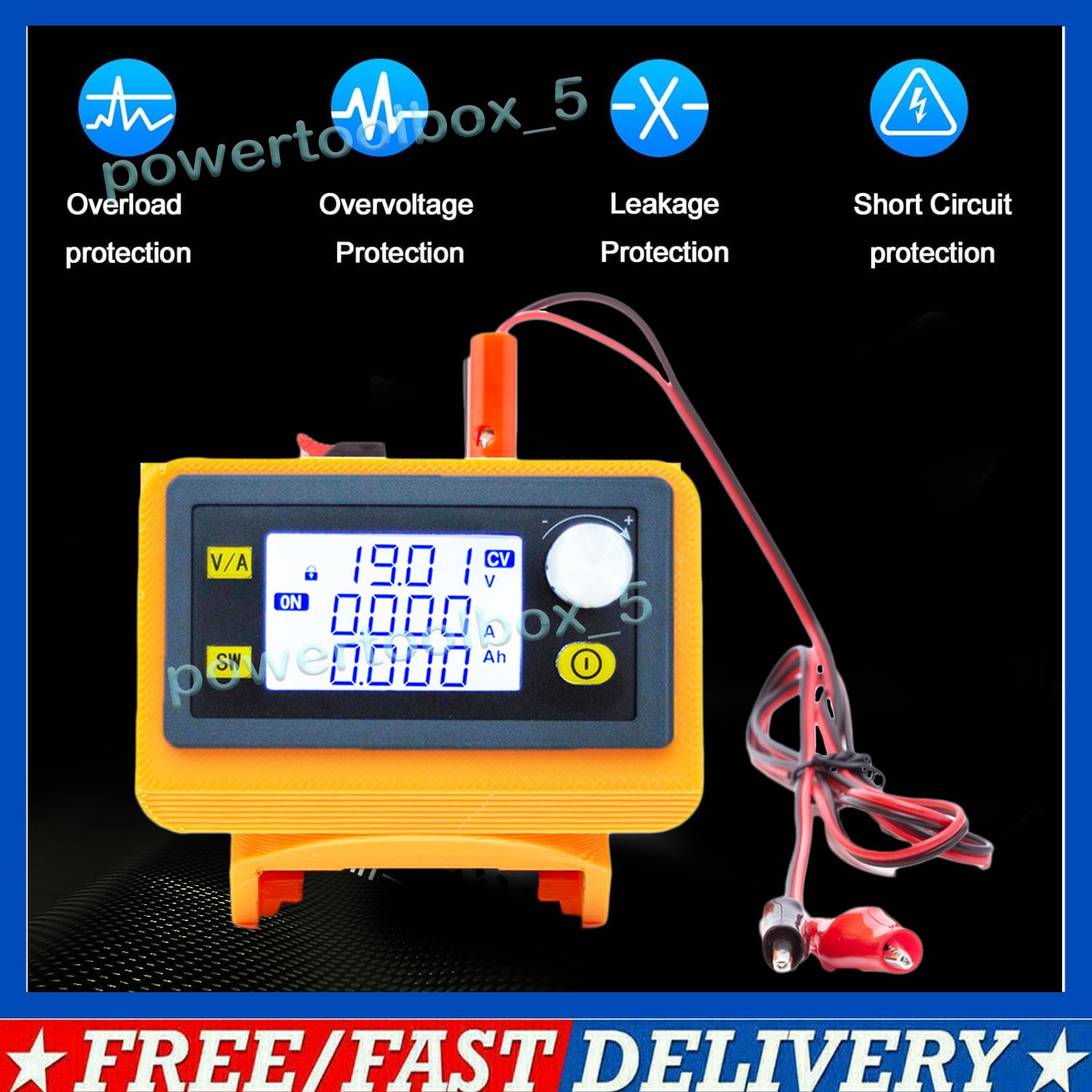 For Dewalt DC Power Supply with Digital Display Constant Voltage Adjustable