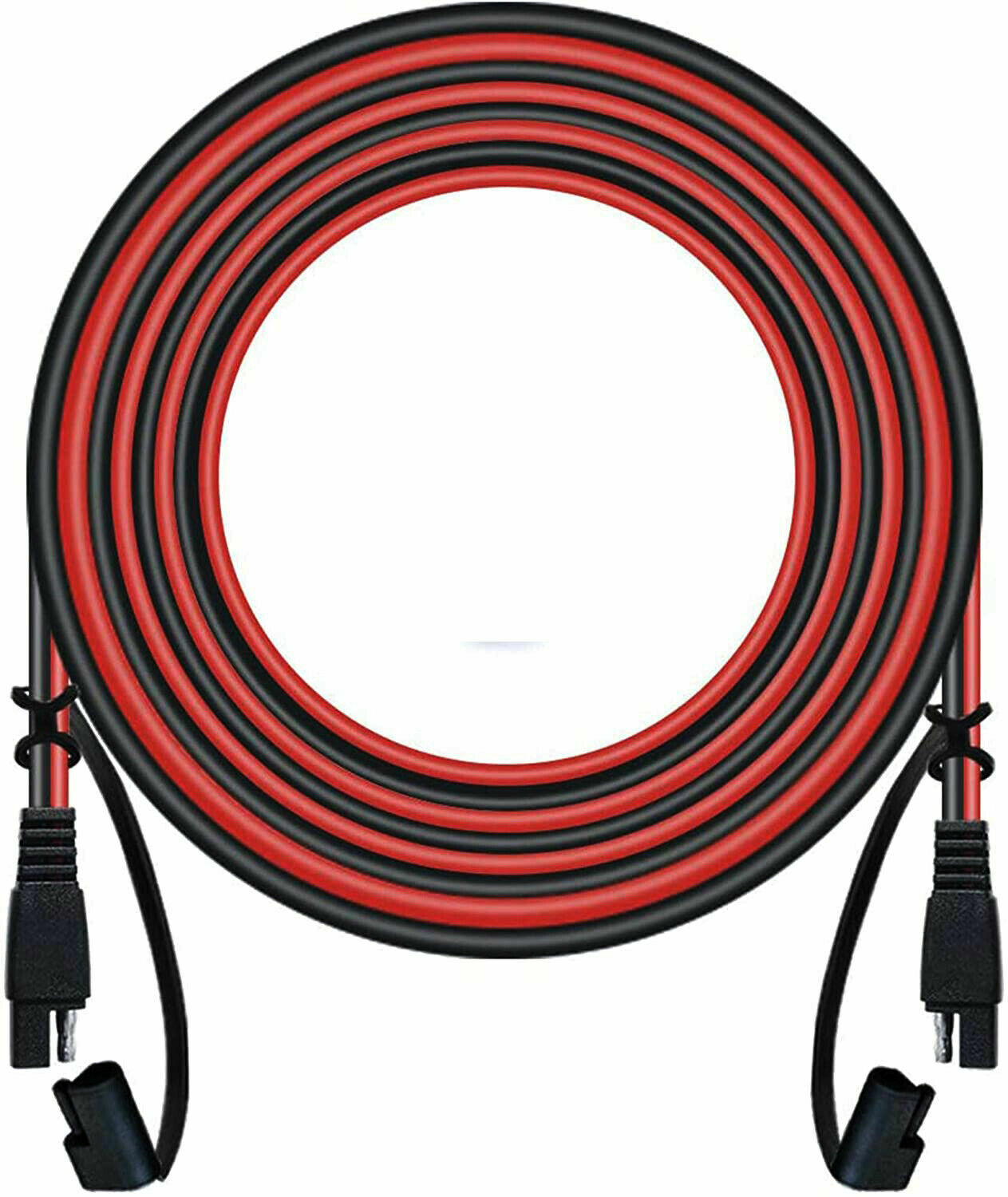 14AWG SAE to SAE Extension Cable 2 Pin Quick Disconnect Wire Harness Cord US