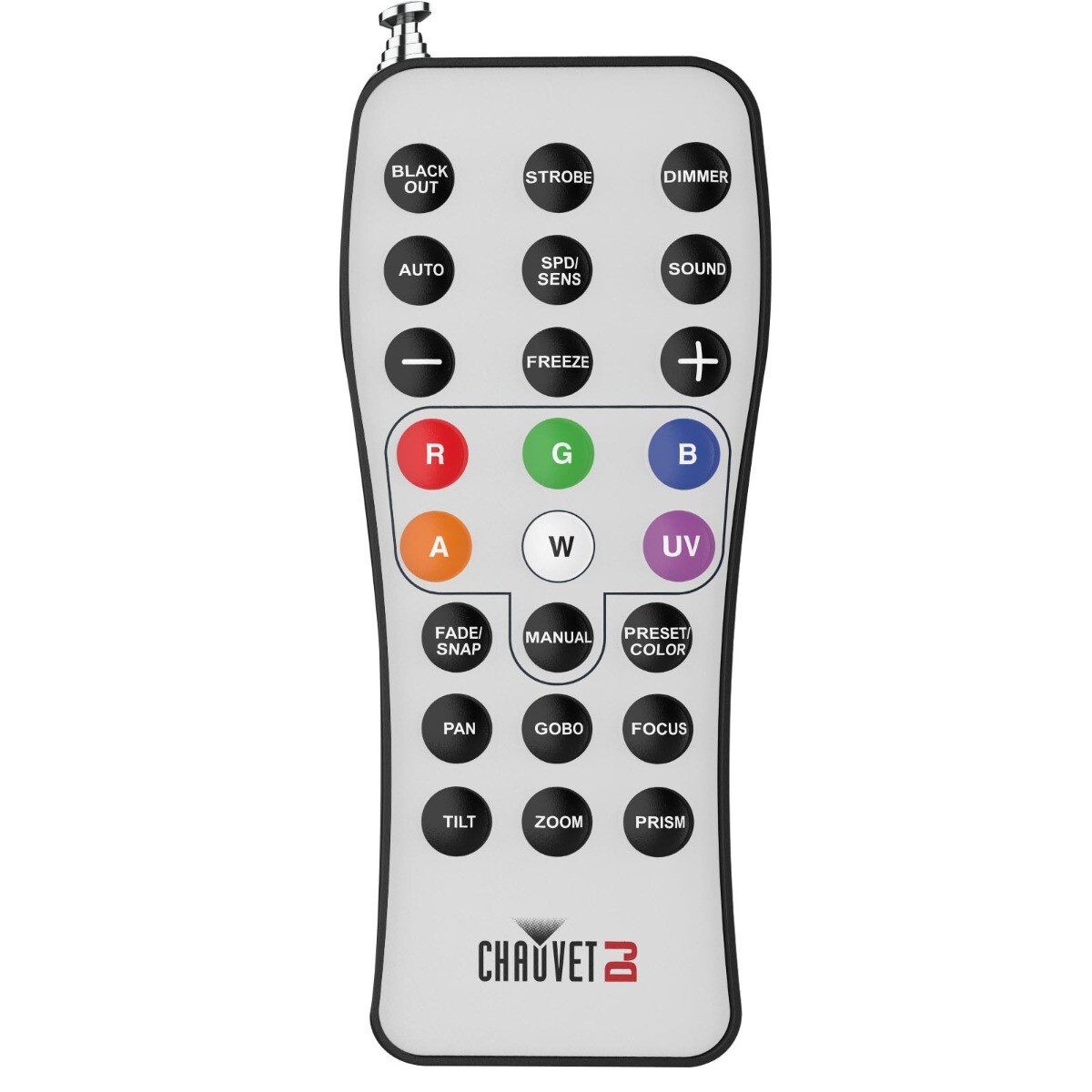 Chauvet DJ RFC Palm-Sized Remote Control for RF Enabled Lighting Fixtures