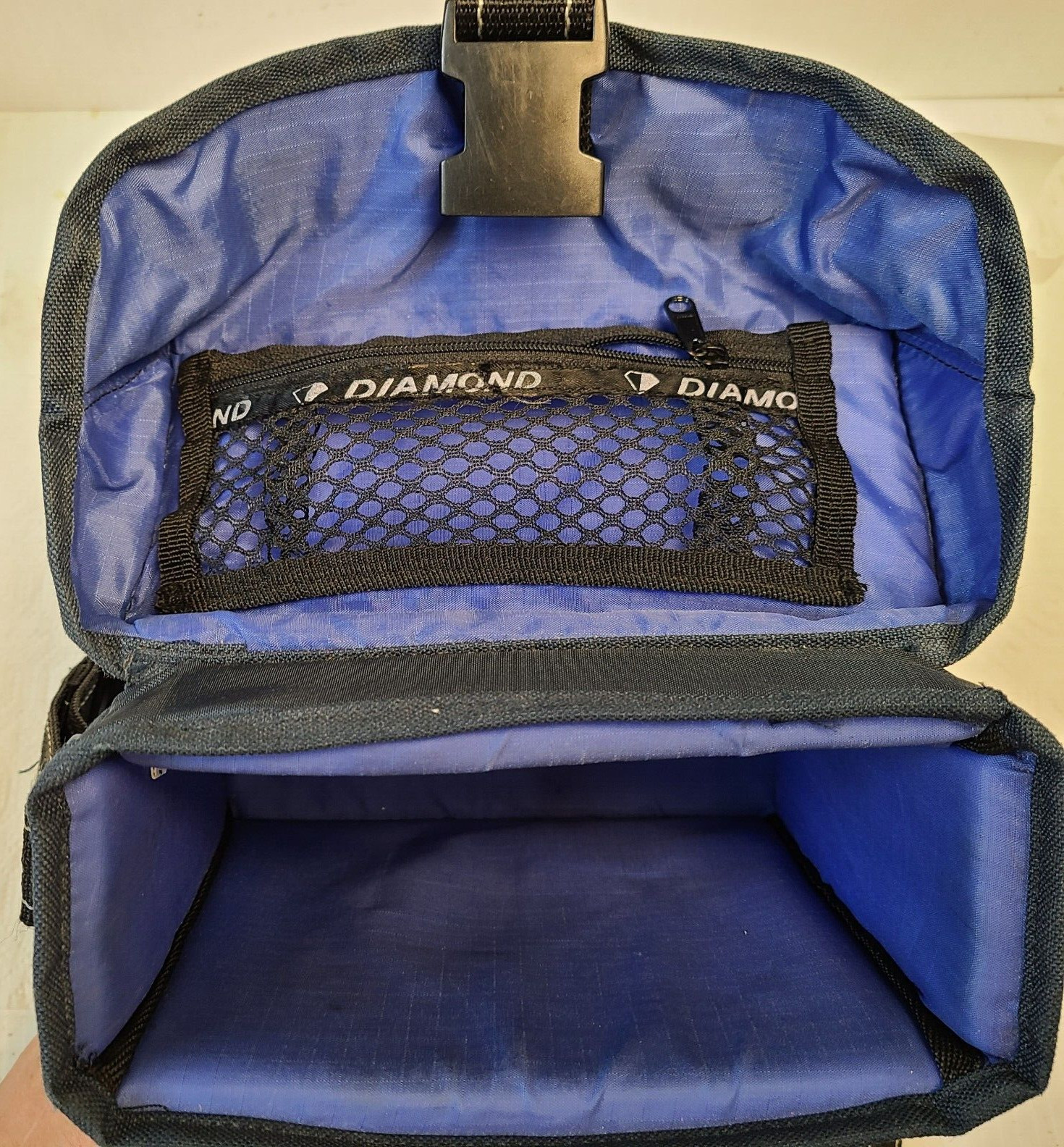 Diamond camera bag S100 canvas navy blue excellent condition