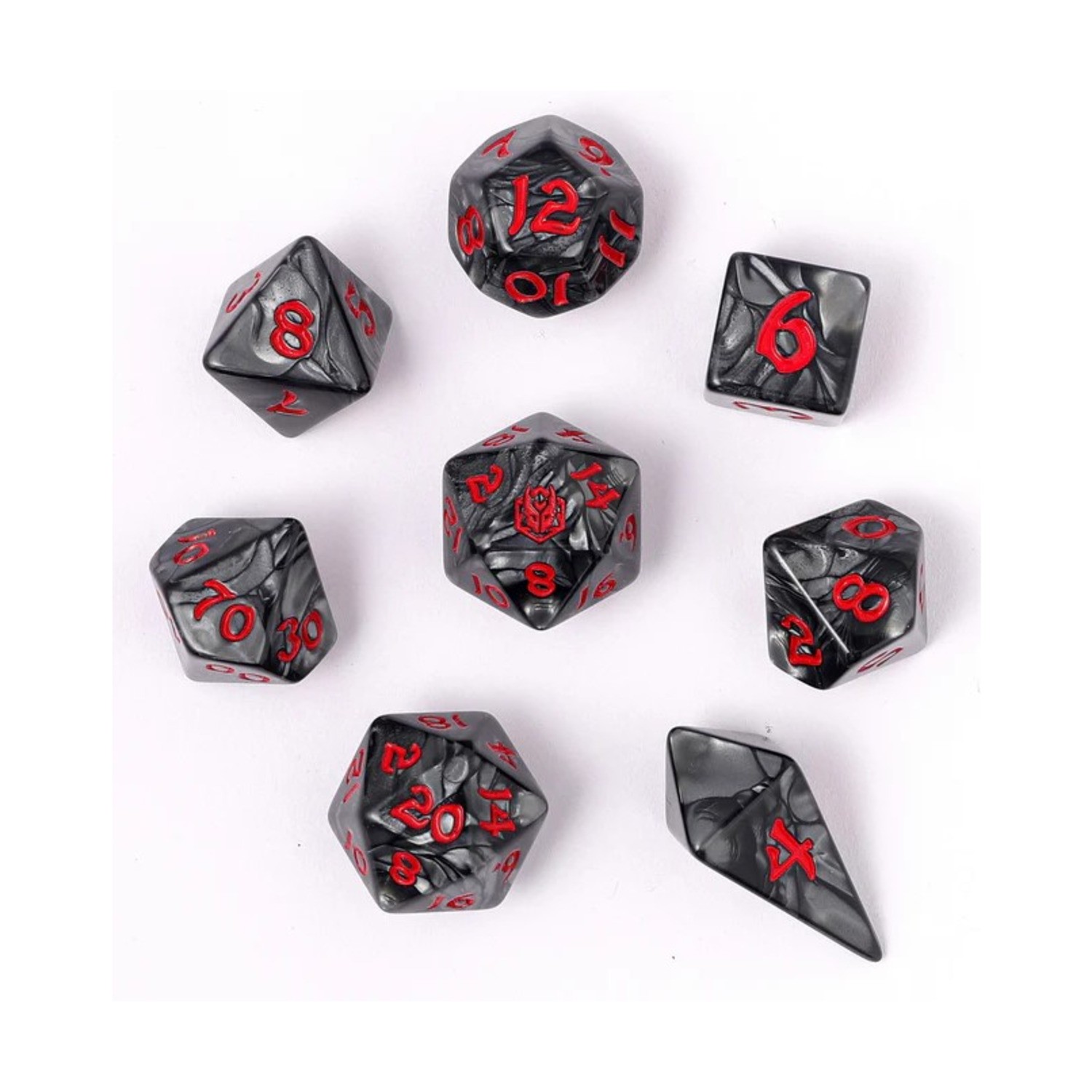 HYMGHO Polymer Dice Sets Poly Set - Iron Golem (8) New