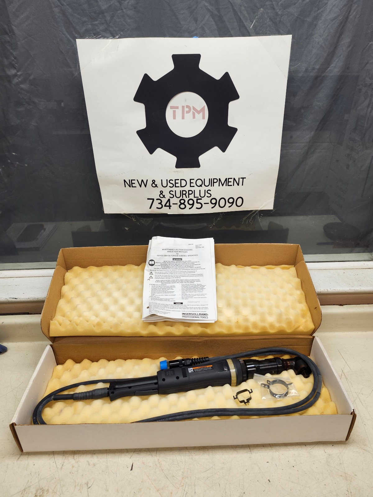Ingersoll Rand DEA120N6S8TL D Series 1/2" Drive Angle Electric Nutrunner 90-120N