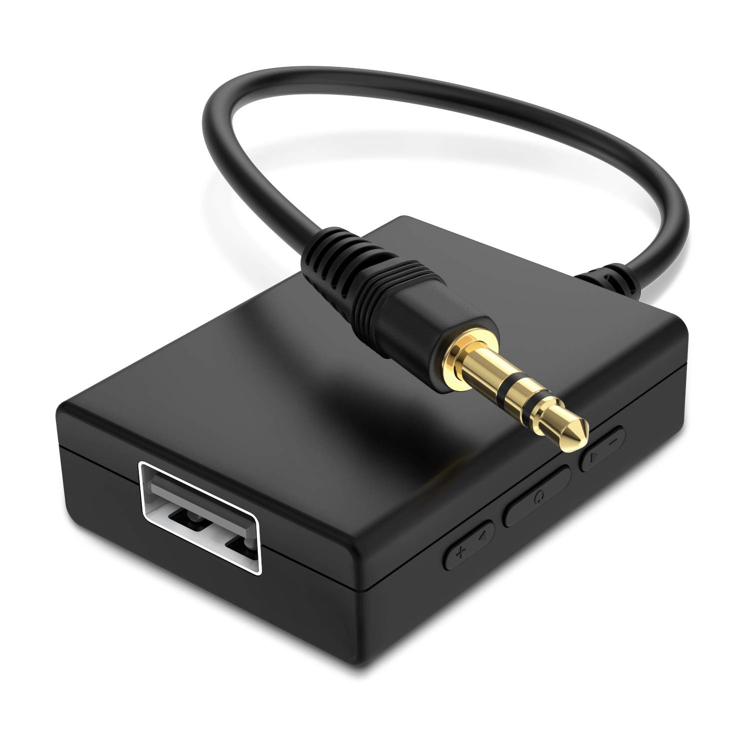 ANDTOBO USB to Aux Audio Adapter, 3.5mm Male Female Adapter for black