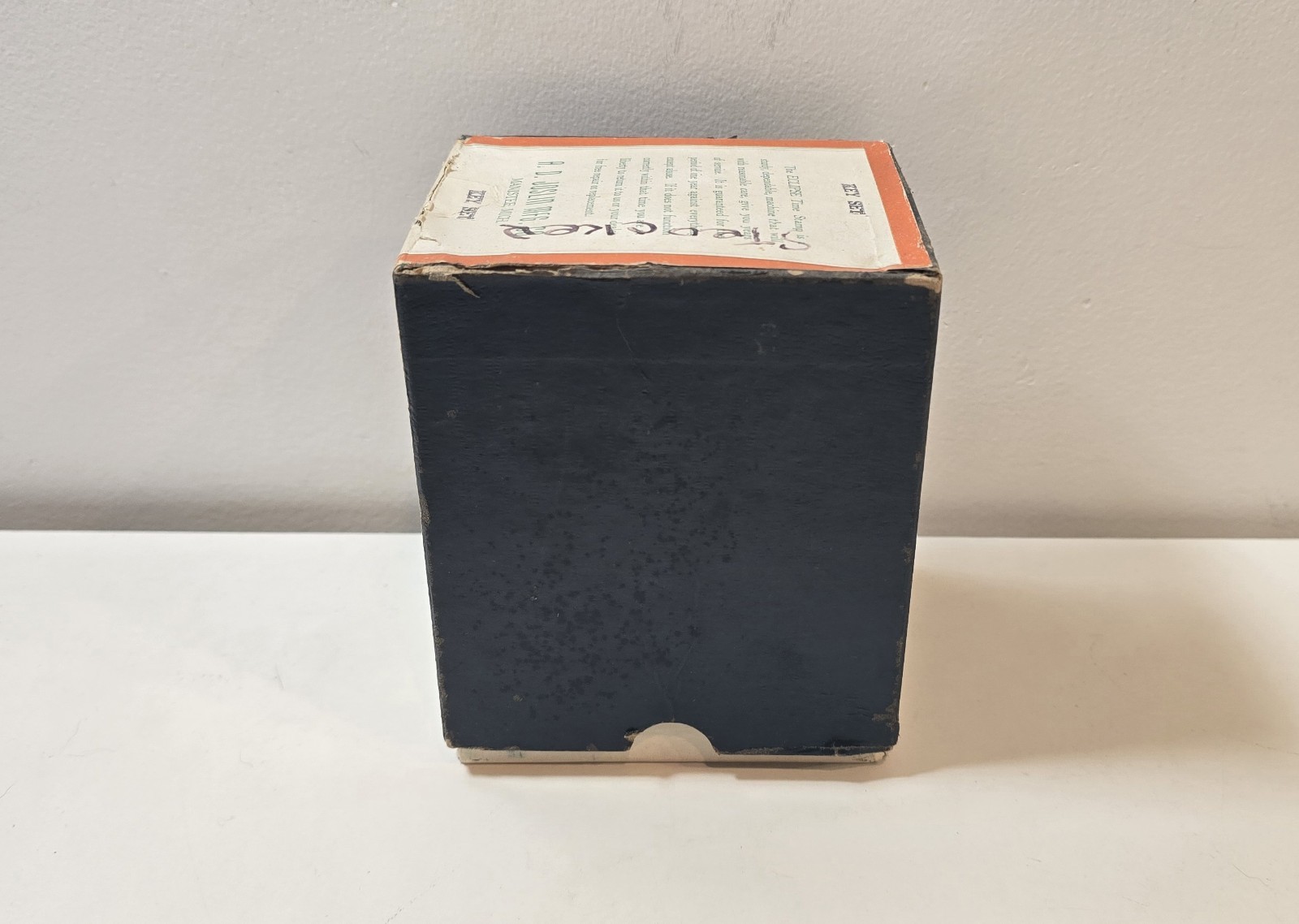 A.D. Joslin MFG CO Eclipse Time Stamp w/Box + Base - Amazing Shape CIB Needs Oil