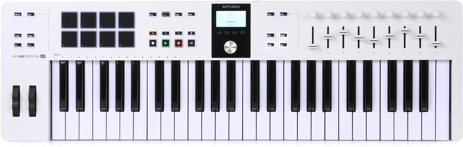 Arturia KEYLAB 49 Essential USB/MIDI Controller, White