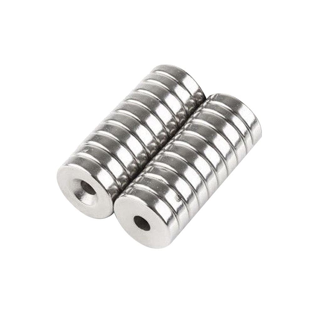 20 Count Strong Neodymium Disc Magnets - Versatile Refrigerator & Craft Use