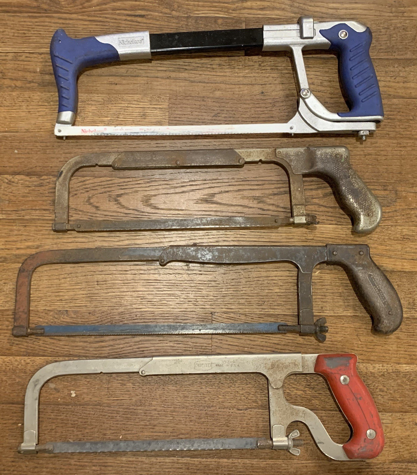 Hack Saw Collection Of Four Saws - Crescent Tool, Nicholson, Proto