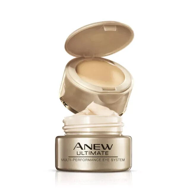 AVON ANEW ULTIMATE MULTI PERFORMANCE EYE SYSTEM  AM/PM Cream/ PM Elixir MADE USA