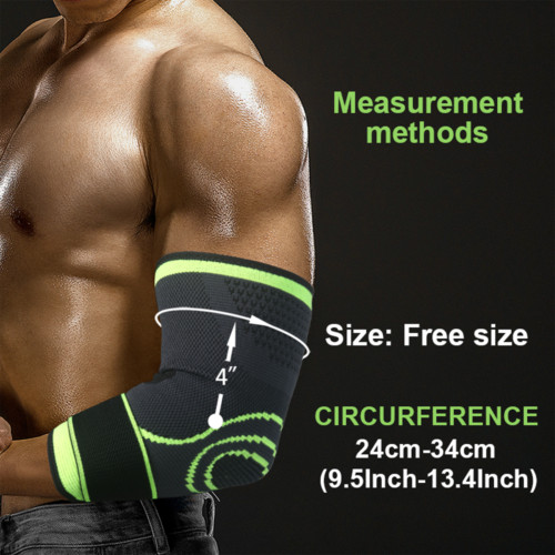 Elbow Brace Compression Support Sleeve Arthritis Tendonitis Reduce Joint Pain