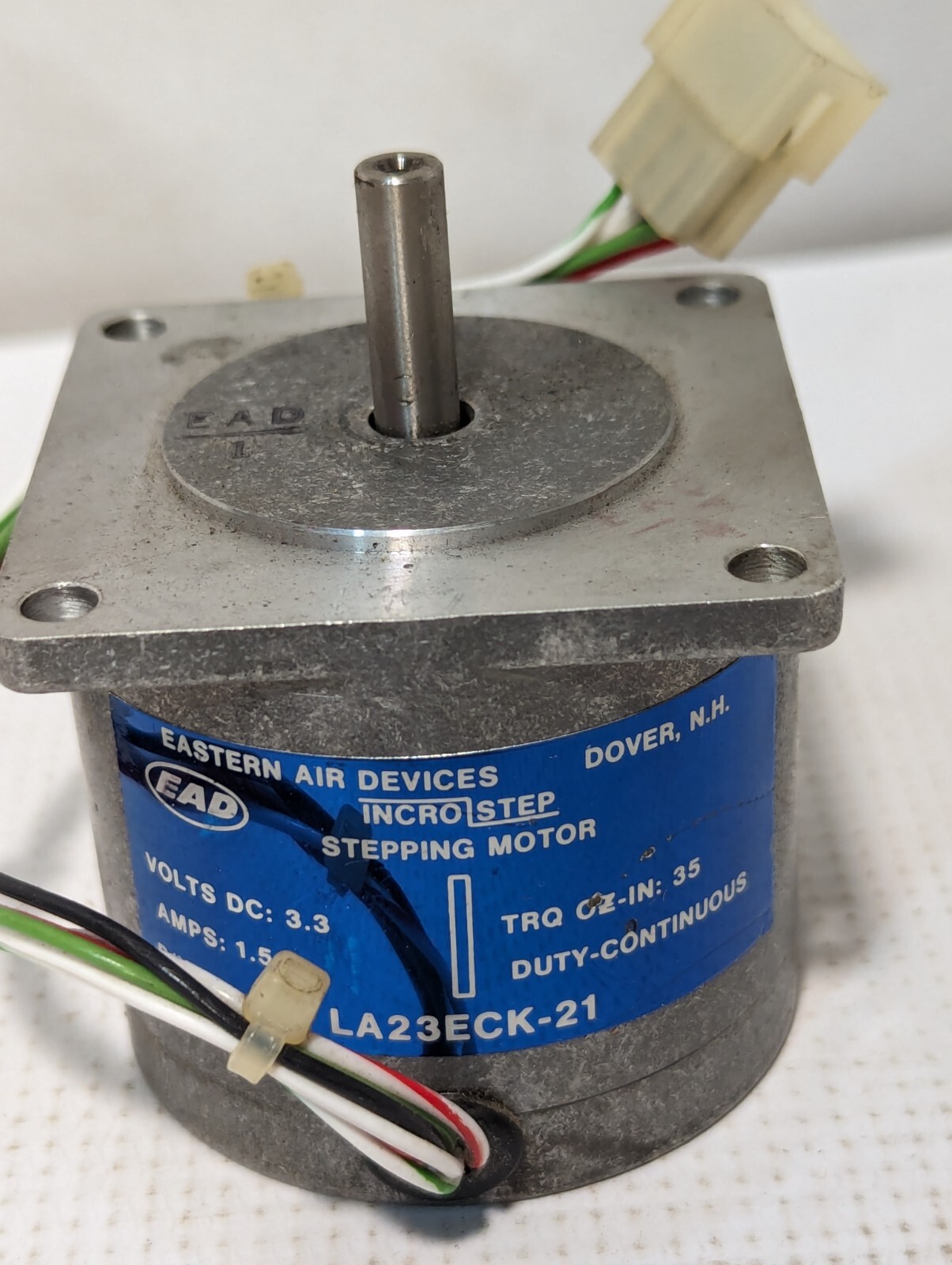 Eastern Air Devices LA23ECK-21 Incro-Step Stepping Motor, 3.3vdc, 1.5A