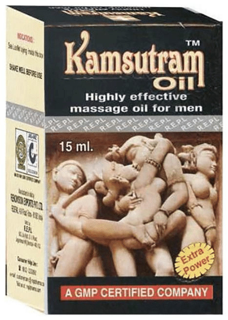 REPL Kamsutram Oil (15ml) Male Organ Massage Herbal Ayurvedic Sexual Wellness
