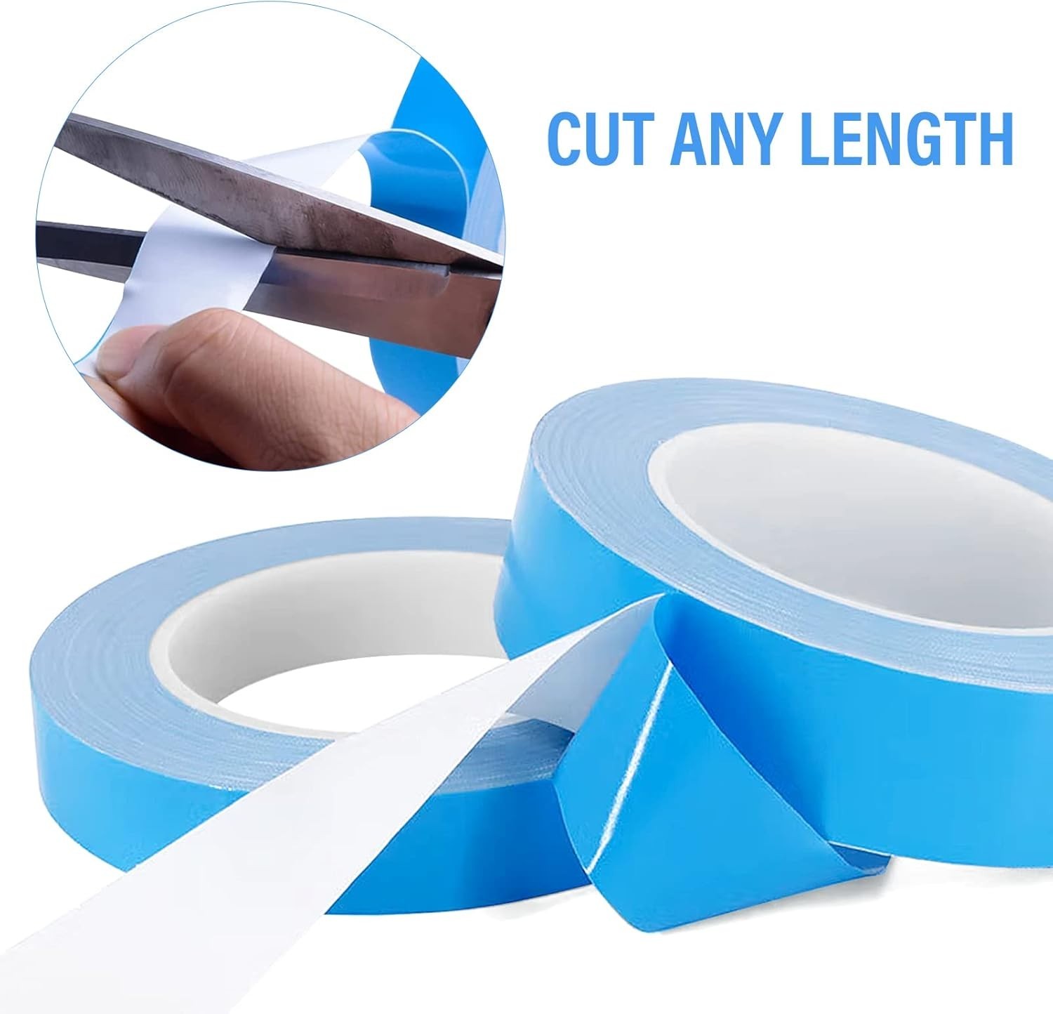 Thermal Adhesive Tape, 25m x 10mm x 0.20mm Double Side Thermal Tapes Cooling ...