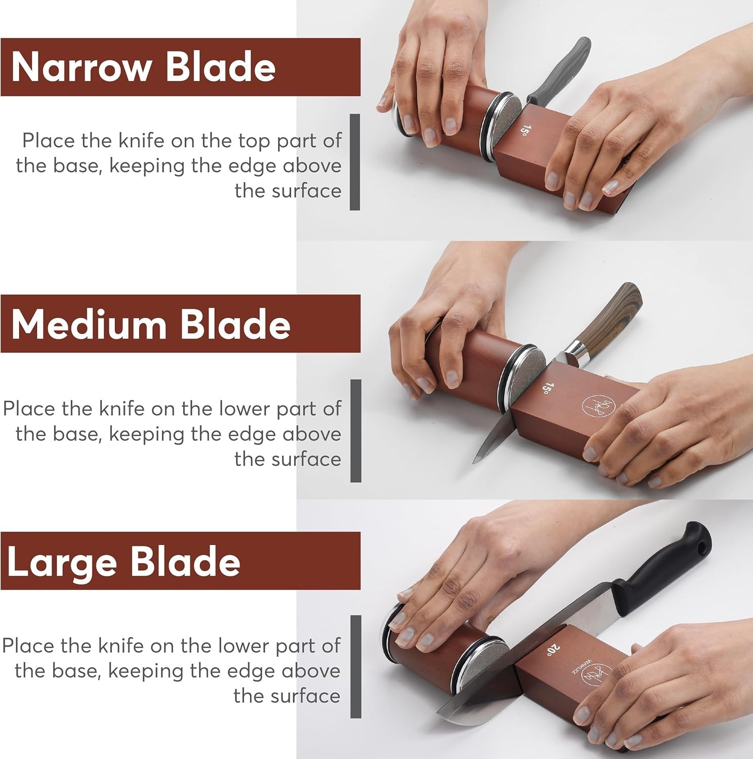 Knife Sharpener Kitchen Sharpener Diamond Ceramic Discs Magnetic Angles