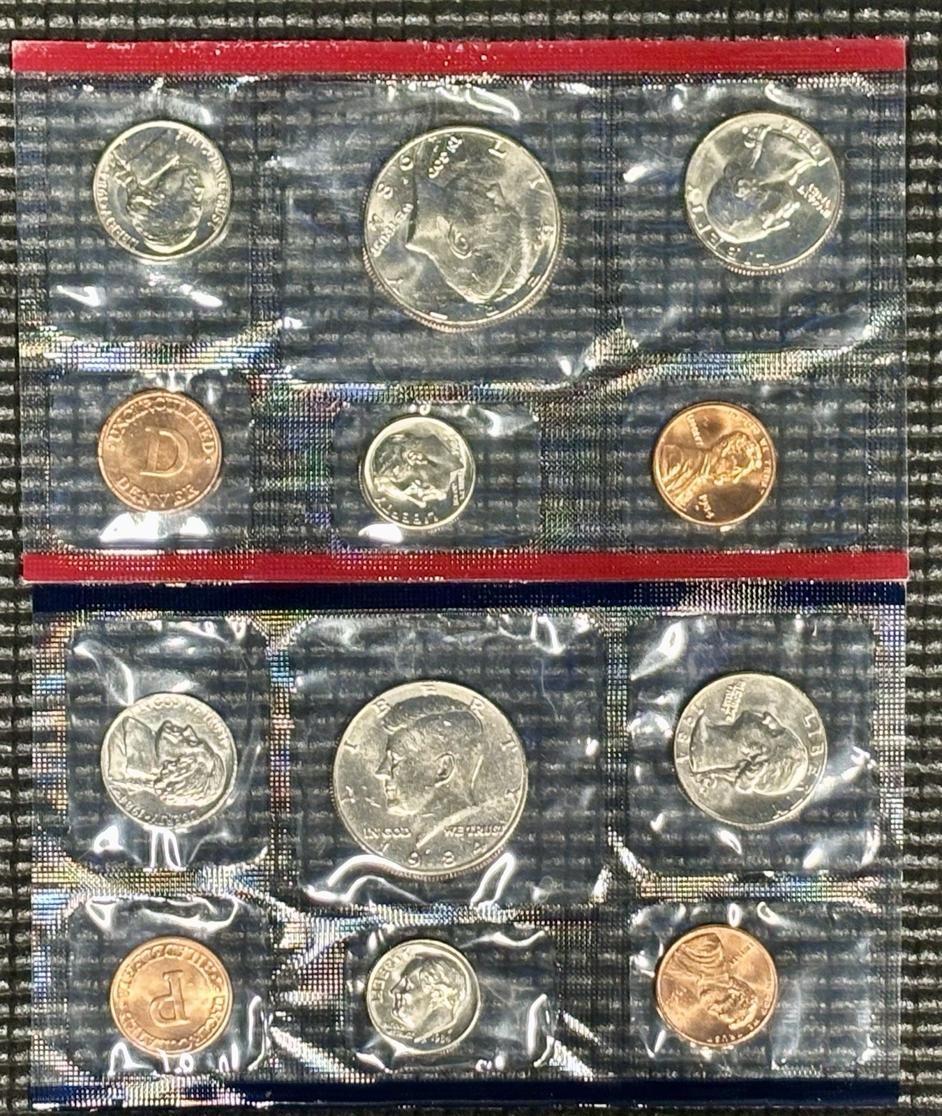 1984 Uncirculated Coin Set U.S Mint Original Government Packaging