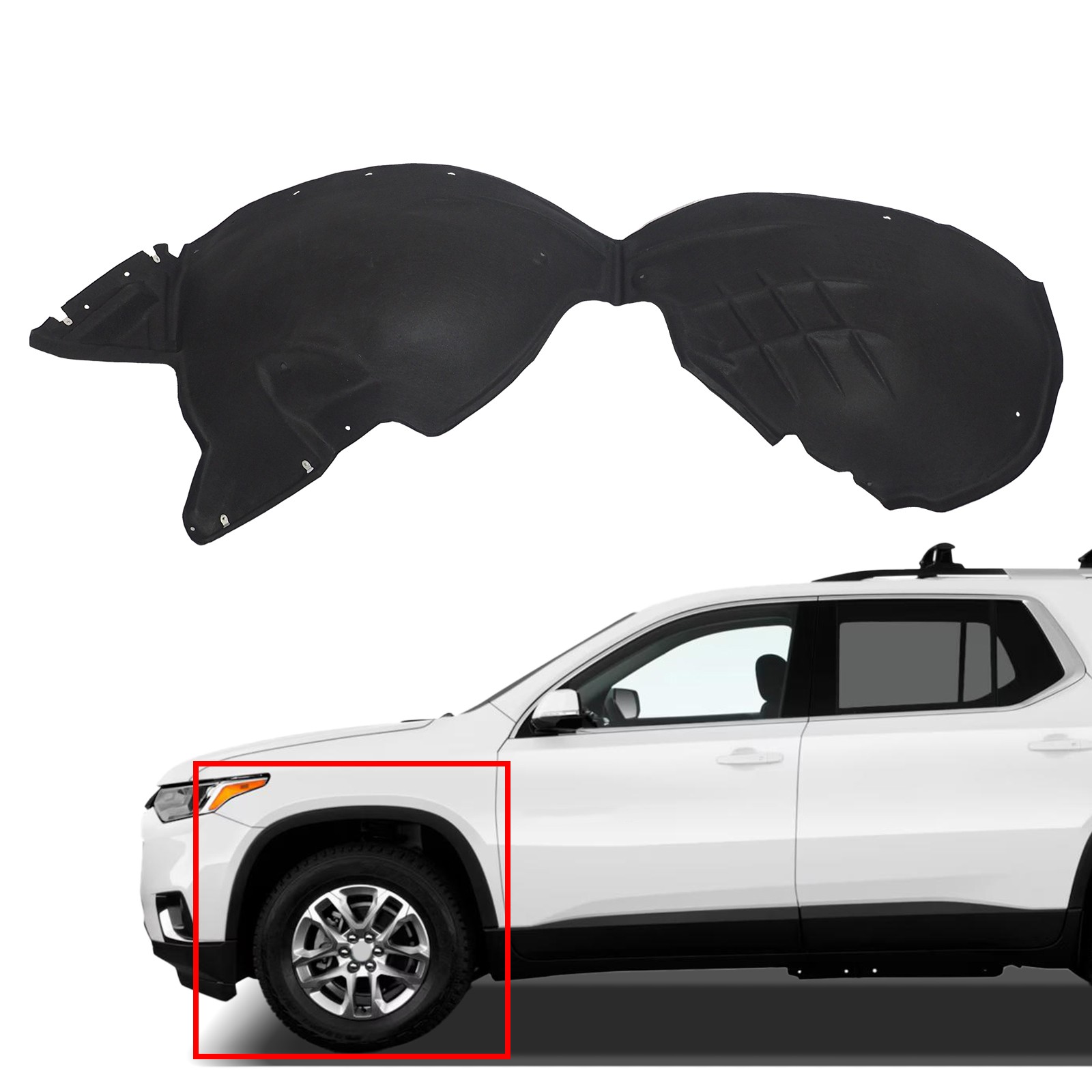 Front Fender Liner For 2018-2021 Chevrolet Traverse Left Driver Side