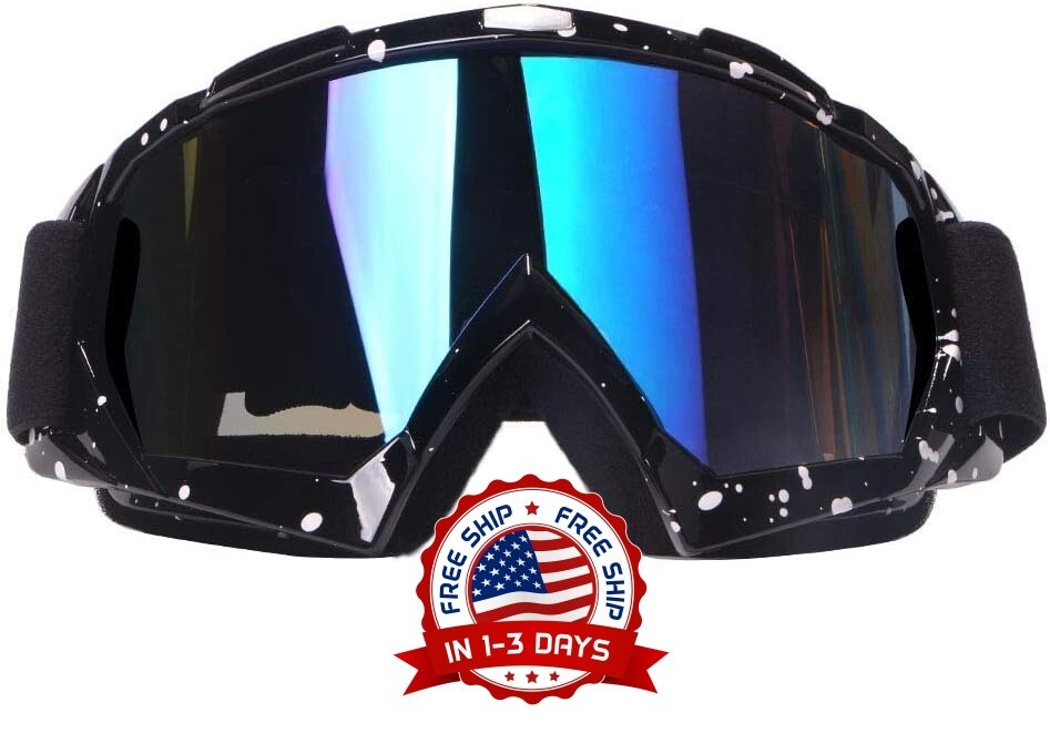 Gafas de moto deportivas Anti UV para Motocross Gafas de esqui antideslumbrantes