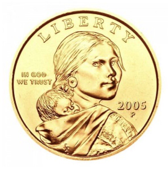 2005 P Sacagawea Dollar US Mint Coin in "Brilliant Uncirculated" Condition X-401