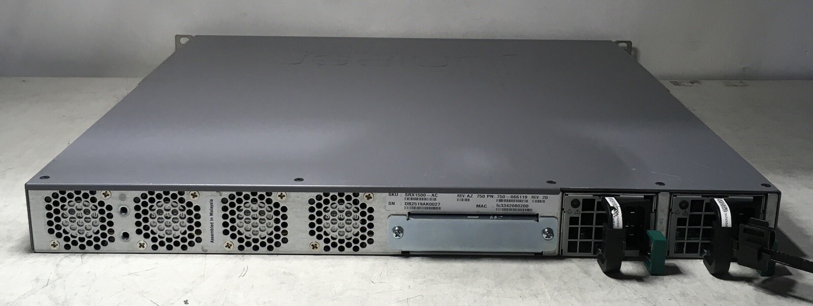 Juniper SRX1500-AC Ports Network Services Gateway Firewall