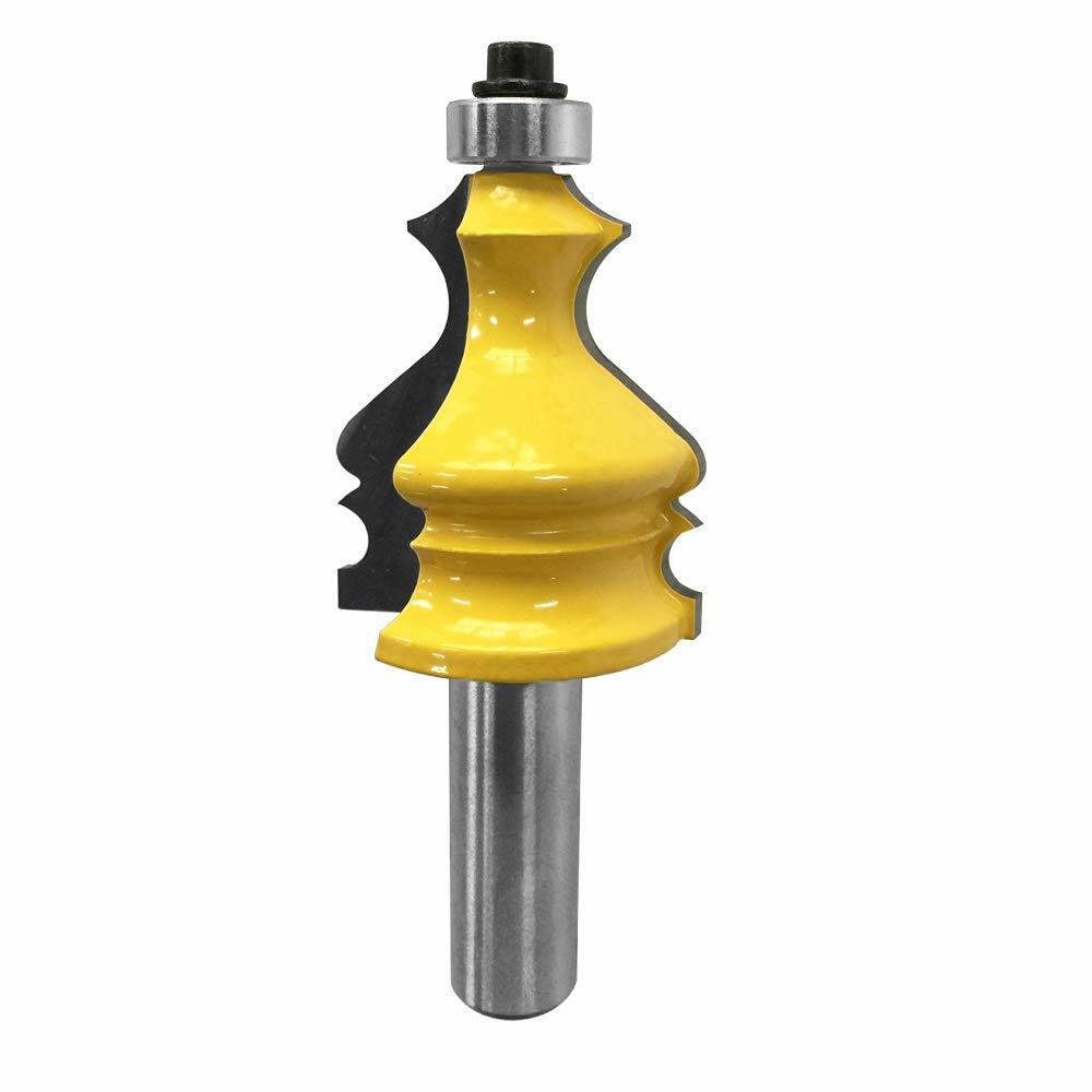 1/2" Shank Woodworking Molding Cutter Tool Architectural Molding Router Bit Set