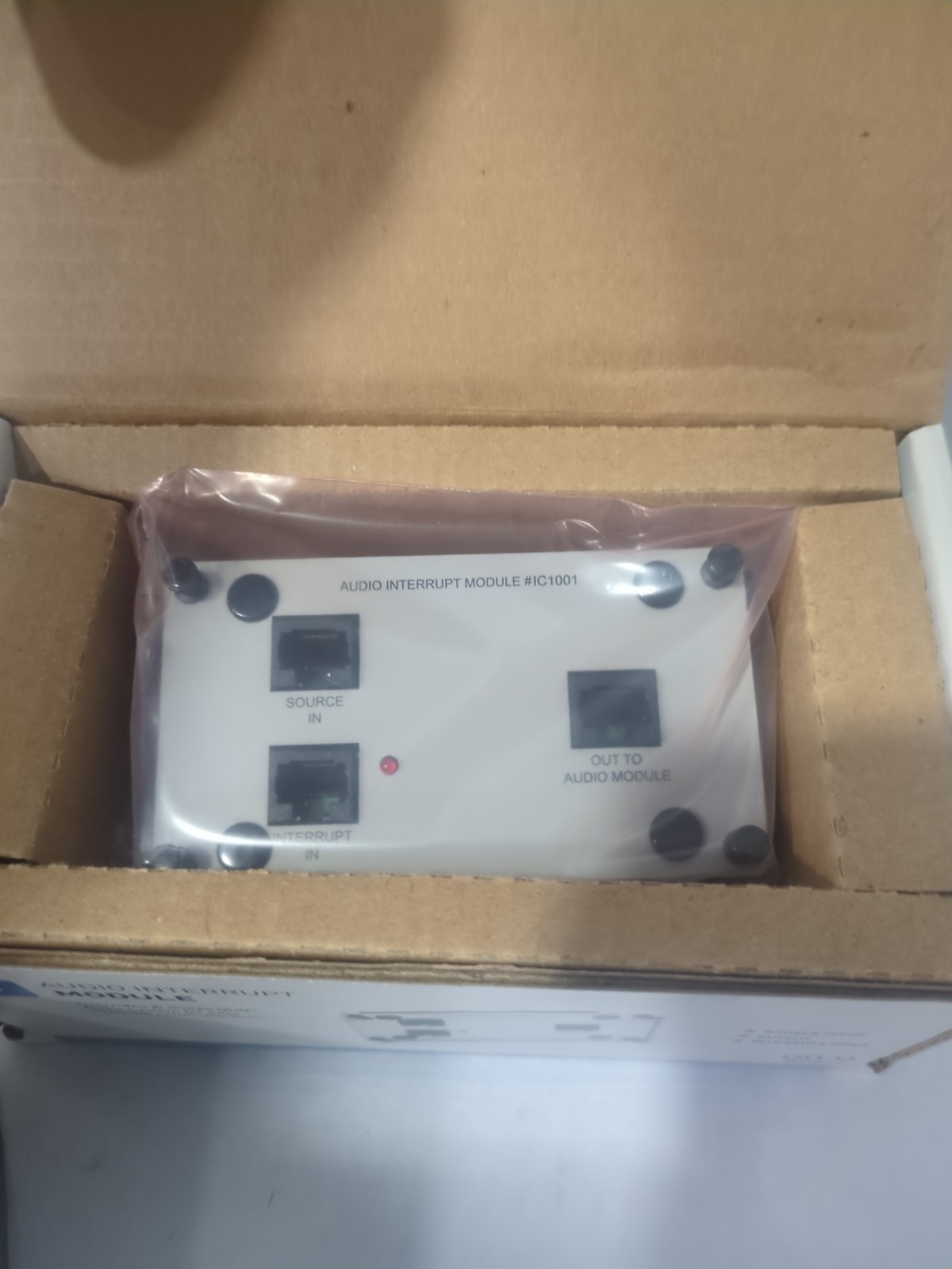 NEW On-Q Legrand lyriQ Audio Interrupt Module IC1001 Open Box Complete