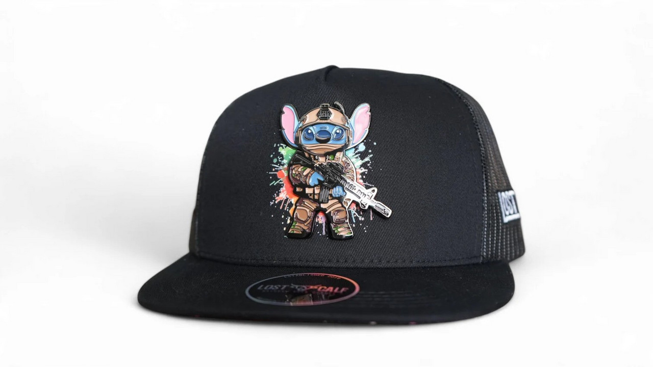 Lost Calf Bien Equipado Stitch Black - Hats Cap - Bien Equipado