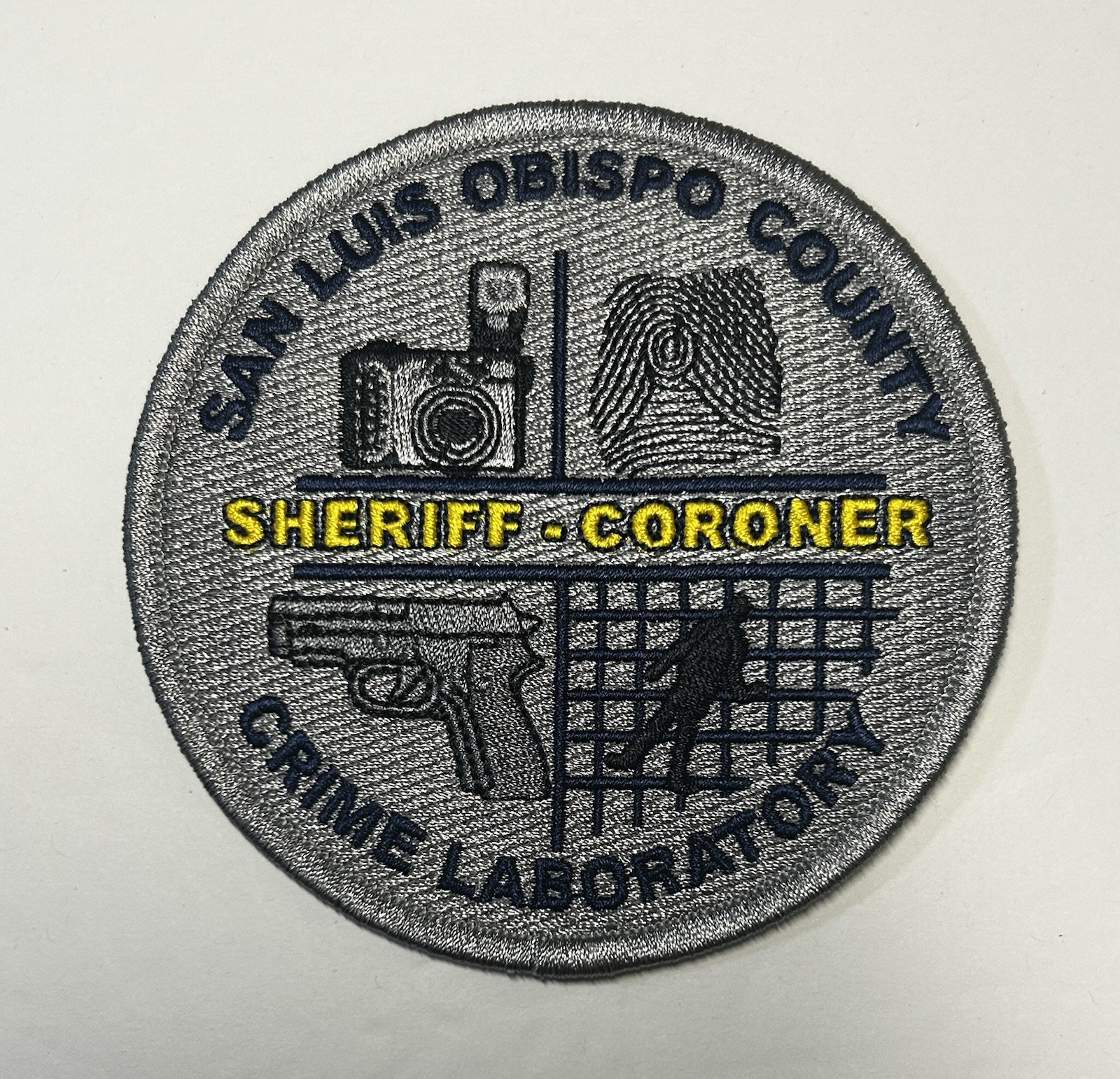 CALIFORNIA CA SAN LUIS OBISPO COUNTY SHERIFF CORONER CRIME LABORATORY #PDD27