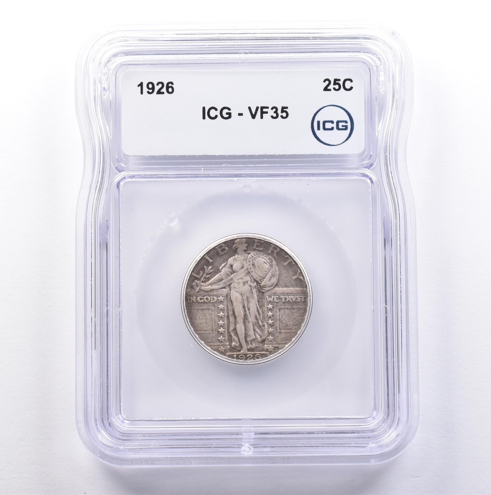 1926 Standing Liberty Quarter VF35 ICG *9023