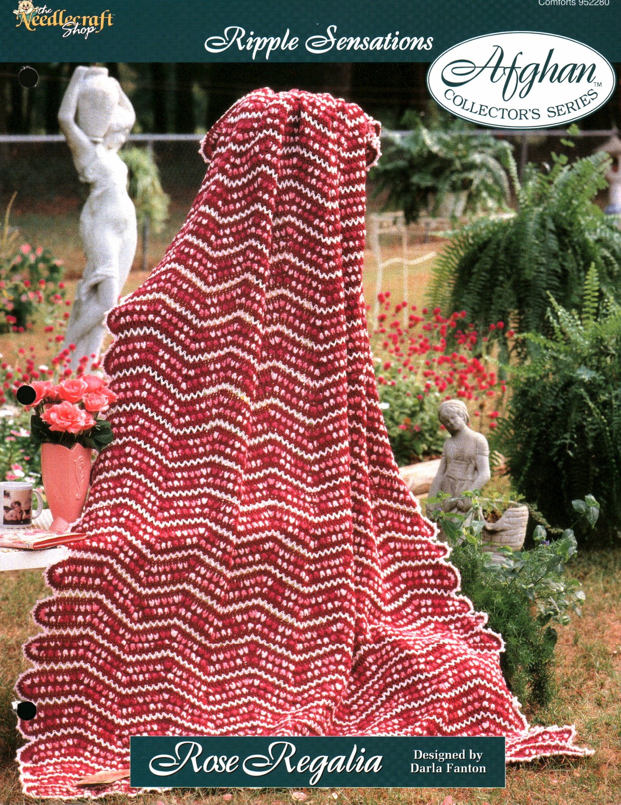 Rose Regalia - Ripple Sensations | Needlecraft Shop Afghan Series 952280