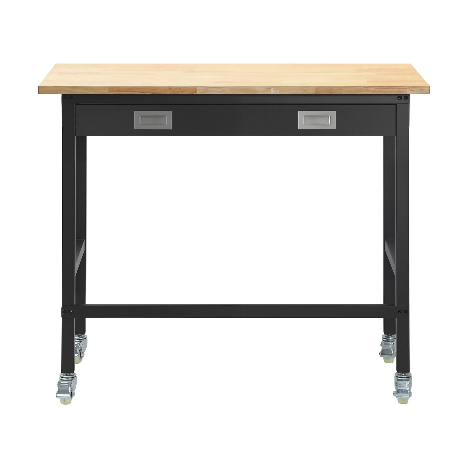 48 in Workbench 1500 lb Capacity Oak Top with Drawer Wheels