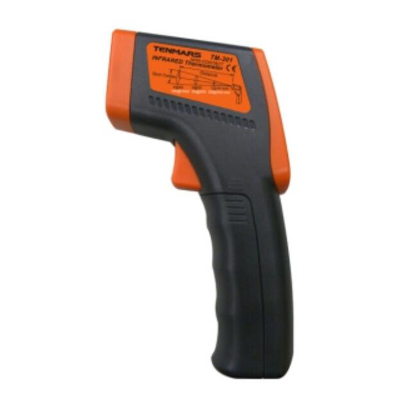 TENMARS TM-301 IR Thermometer Backlit LCD Display, HVAC inspection