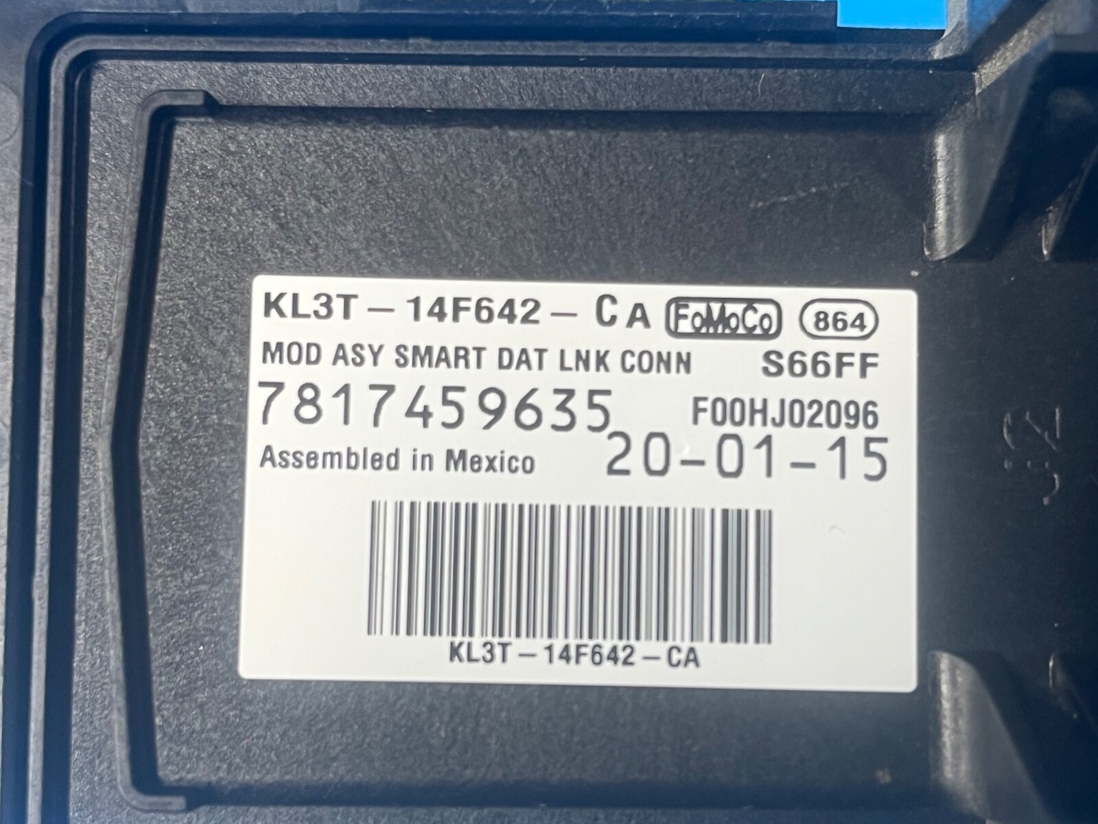 2019 2020 FORD F150 SMART DATA LINK CONNECTOR CONTROL MODULE # KL3T-14F642-CA