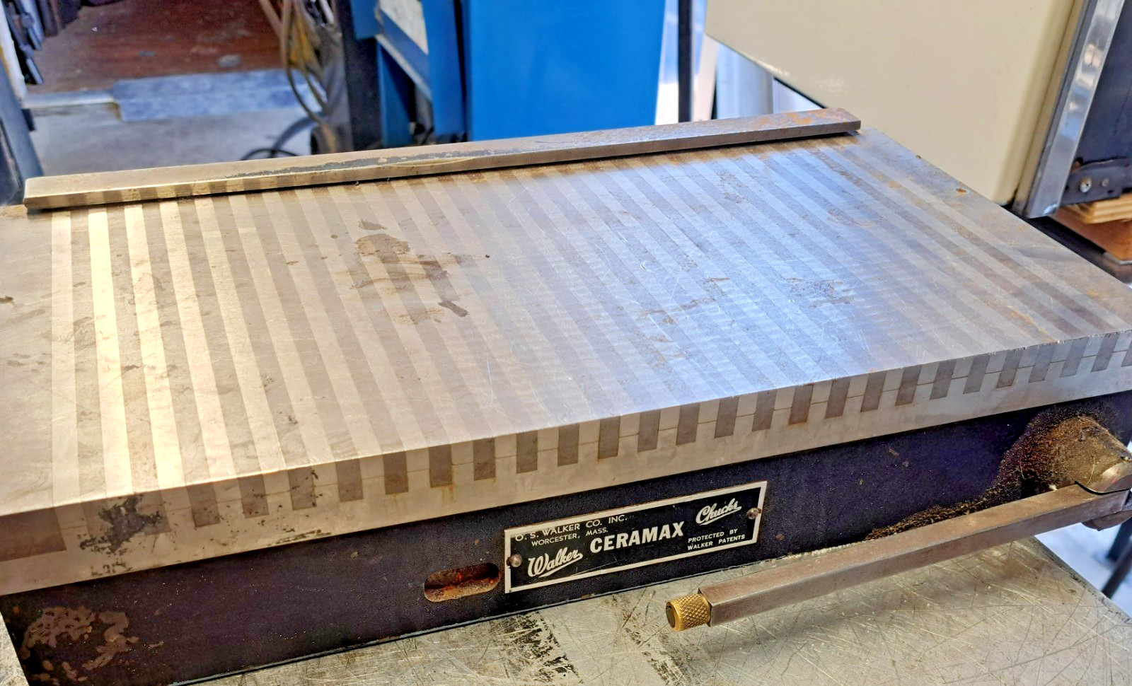 Walker Ceramax Permanent Magnetic Chuck "8 x 15"