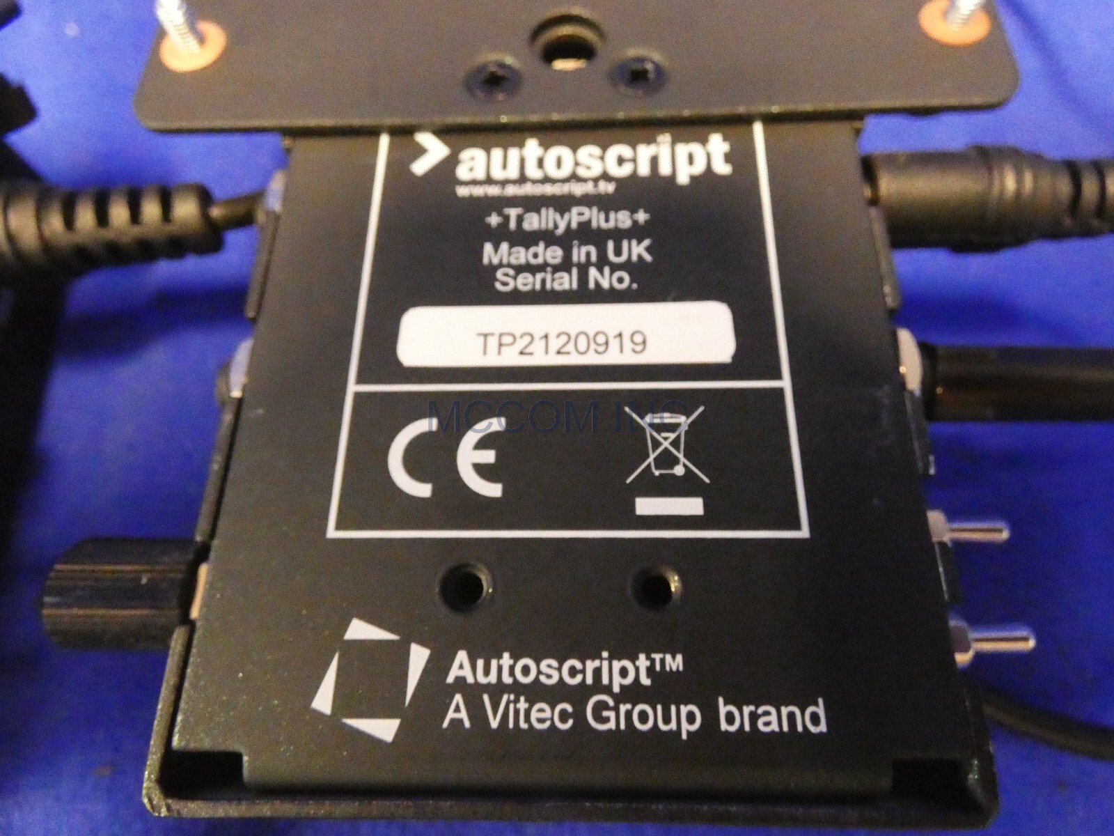 Autoscript TallyPlus Camera Number & Tally Display Qty 2 for ELP15 Plus Prompter